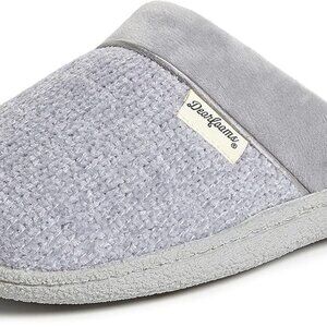 Women's Chenille Knit Closed Toe Scuff Slippers Memory Foam Comfort